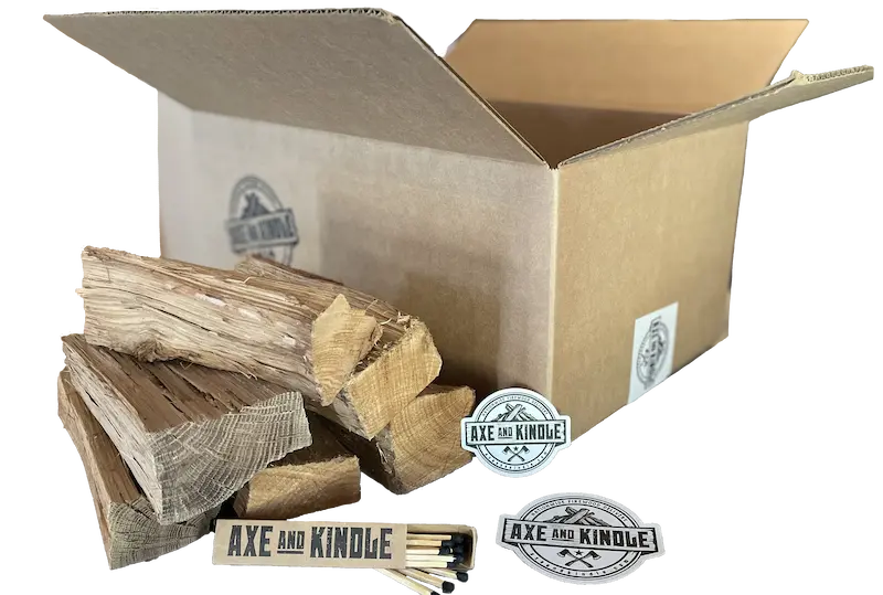 8-inch pizza-cut wood splits box