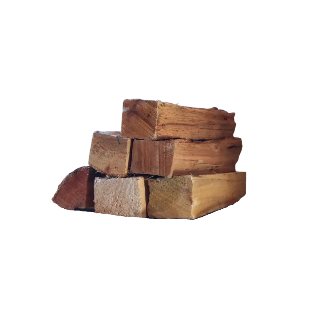 Kiln-dried oak firewood stack