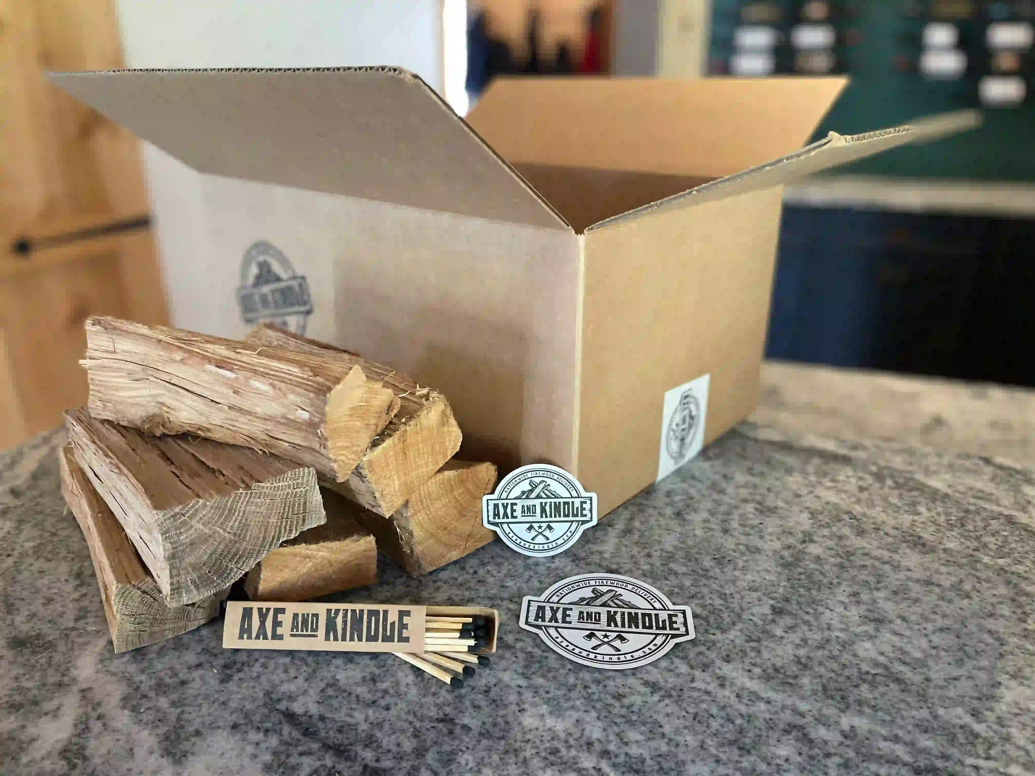 8" Pizza-Cut Splits | Cooking Wood Box