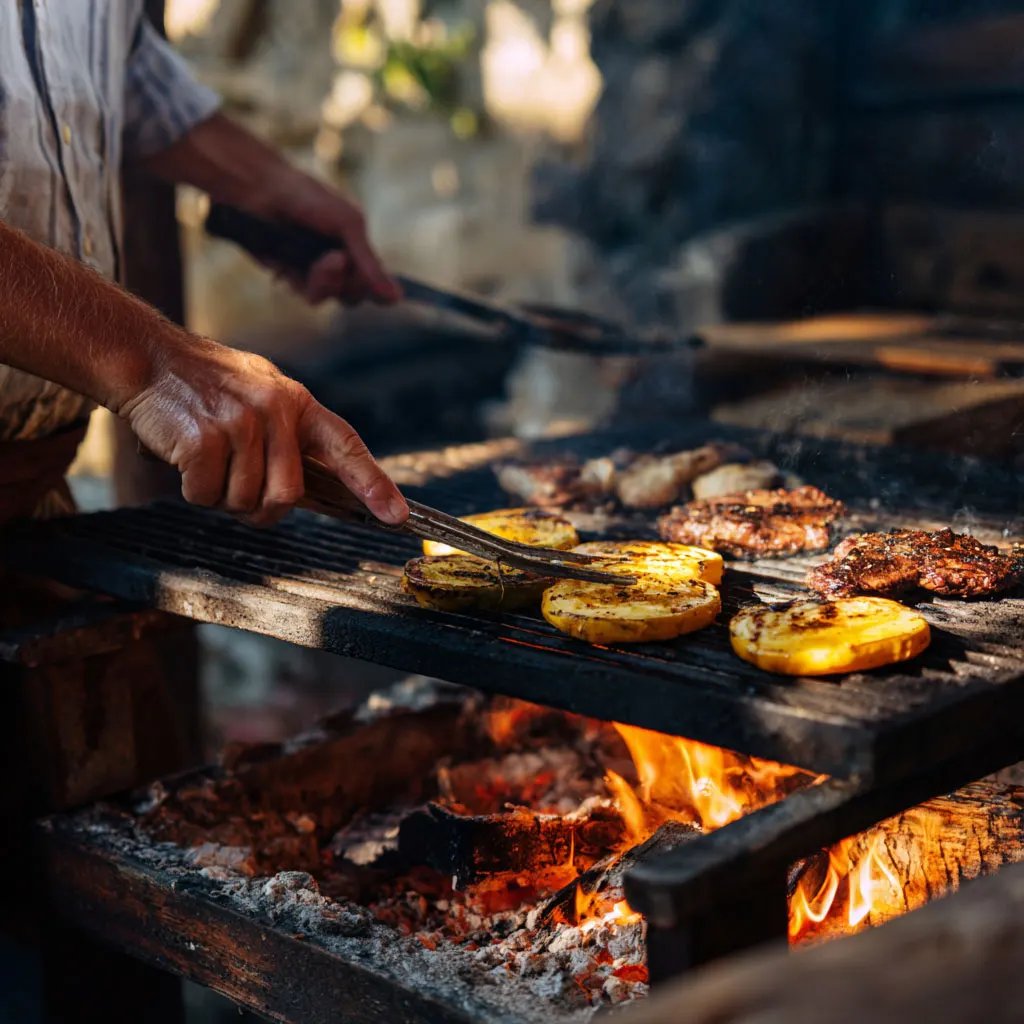 Cooking With Hickory Firewood